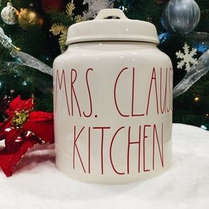 🔥RARE ITEM Brand New Mrs Claus's Kitchen Canister
